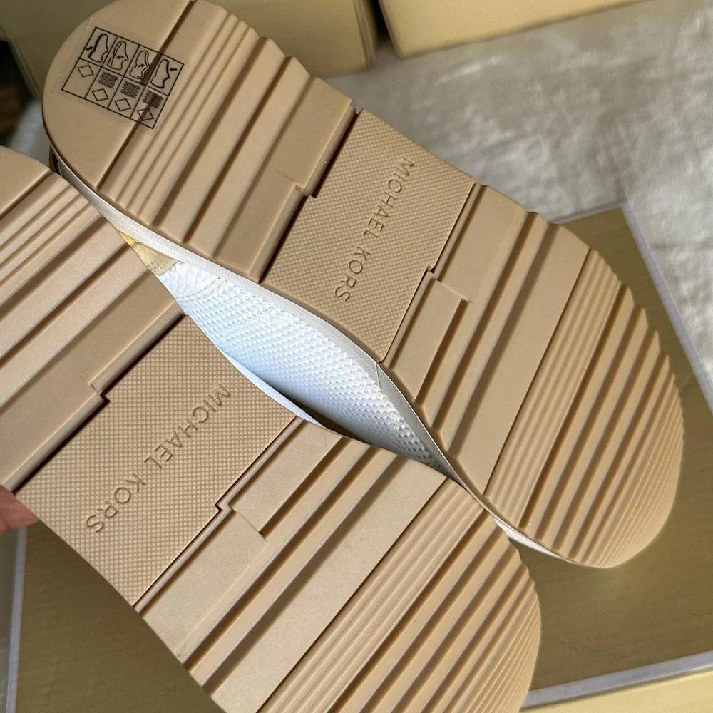 Michael Kors White Sneakers - Picture 6 of 8